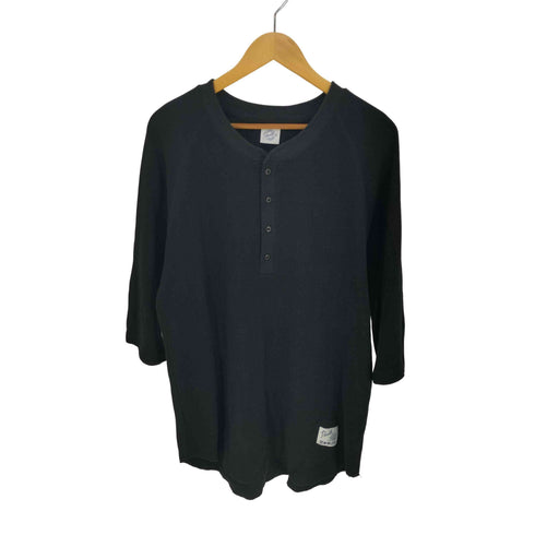 パニール Pannill ヘンリーネック 七分丈サーマルTシャツ メンズ