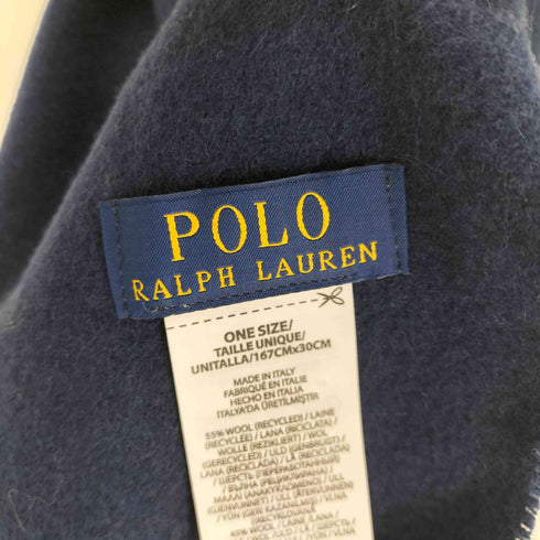 ポロラルフローレン POLO RALPH LAUREN ポニー刺繍 マフラー メンズ