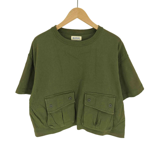 ビームスボーイ BEAMS BOY 19AW コットン ナイロン タイプライター スノーパーカ レディース
