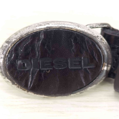 ディーゼル DIESEL ロゴ レザーベルト メンズ