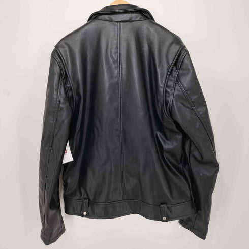 ザラ ZARA フェイクレザーライダース フェイクレザージャケット メンズ XL