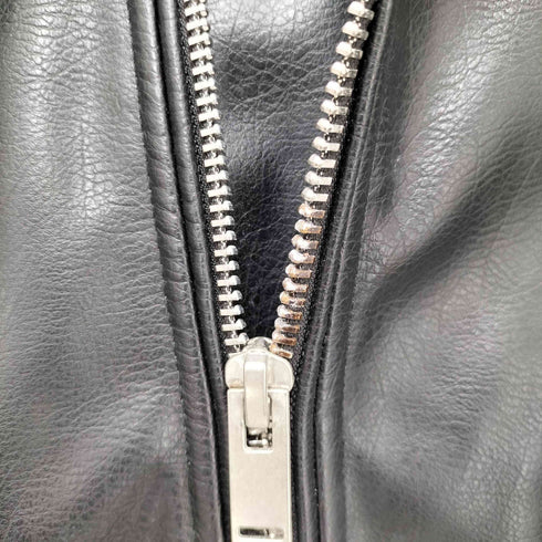 ザラ ZARA フェイクレザーライダース フェイクレザージャケット メンズ XL