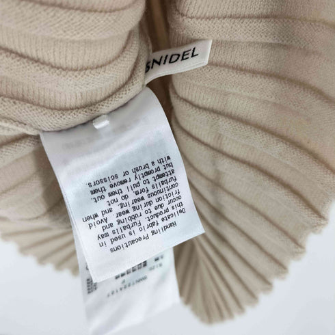 スナイデル snidel フリル衿付きニットプルオーバー レディース ONE SIZE