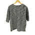 cussil メランジツイードタッチボーダーハーフスリーブTシャツ レディース JPN:S