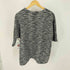 cussil メランジツイードタッチボーダーハーフスリーブTシャツ レディース JPN:S