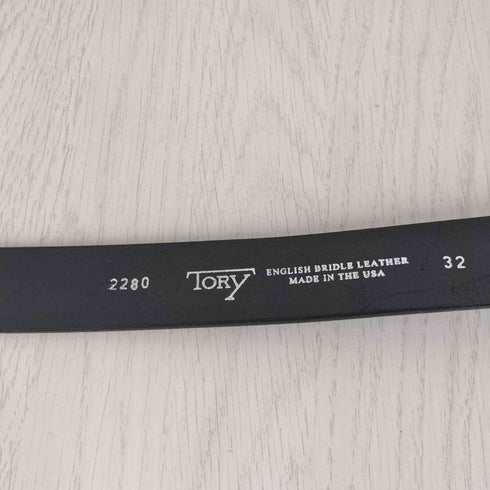 TORY leather フックバックル レザーベルト Nickel Hoof Pick Belt メンズ