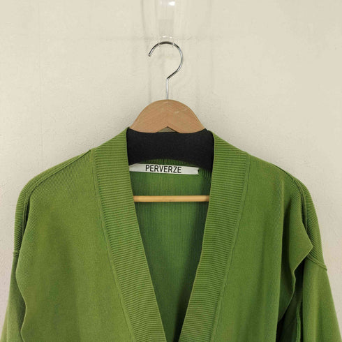 パーバーズ PERVERZE Crash Wide Knit Cardigan レディース FREE