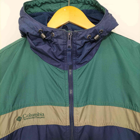コロンビアスポーツウェア Columbia Sportswear 90S 裏地ボア フーデット ナイロンジャケット メンズ