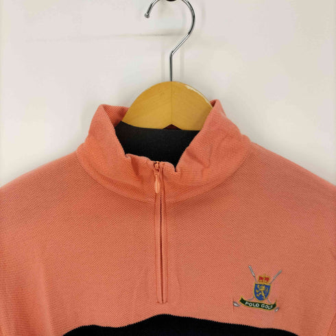 ポロゴルフラルフローレン POLO GOLF RALPH LAUREN ハーフジップS/S ポロシャツ メンズ import:L