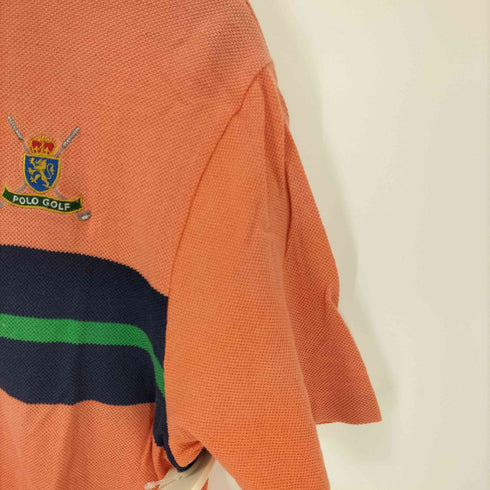 ポロゴルフラルフローレン POLO GOLF RALPH LAUREN ハーフジップS/S ポロシャツ メンズ import:L