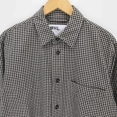 エムエイチエル MHL. VINTAGE COTTON WOOL SHIRT メンズ JPN:M