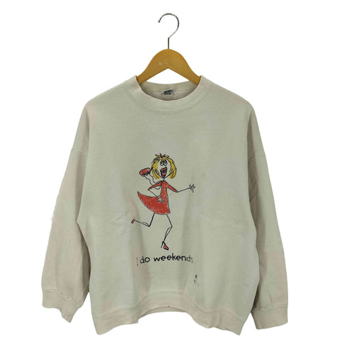 HAMWEAR USA製 両面イラストプリントスウェット メンズ ONE SIZE