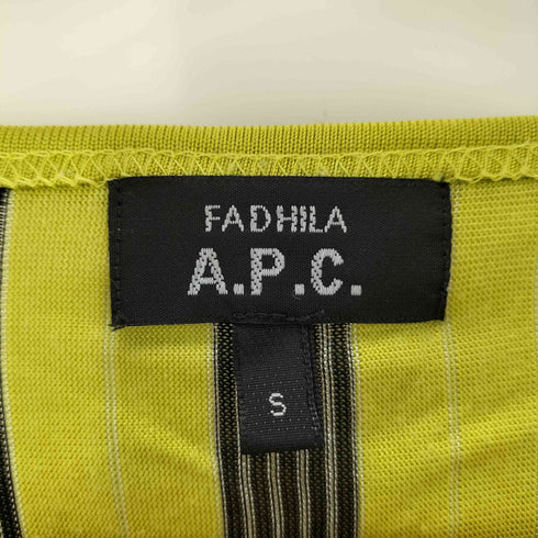 アーペーセー A.P.C. L/S ストライプ ヘンリーネック カットソー レディース JPN:S