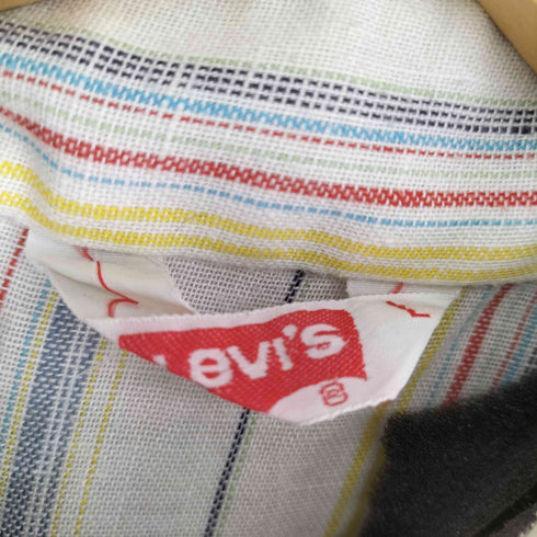 リーバイス Levis 70s リネン L/S マルチストライプシャツ メンズ import:L