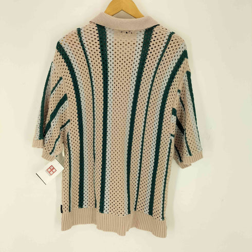 フラッグスタフ F-LAGSTUF-F STRIPE KNIT S/S SUMMER CARDIGAN メンズ JPN:L