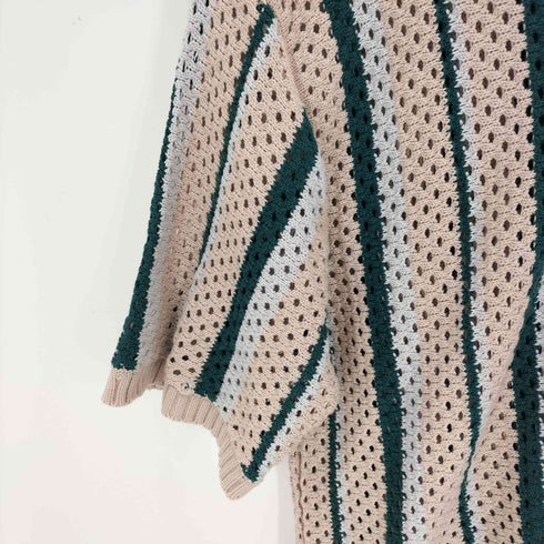 フラッグスタフ F-LAGSTUF-F STRIPE KNIT S/S SUMMER CARDIGAN メンズ JPN:L