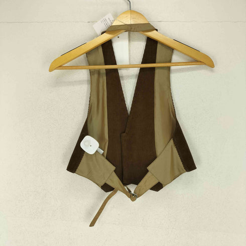 フミカウチダ FUMIKA UCHIDA 24SS CORDUROY OPEN BACK WAISTCOAT レディース JPN:34