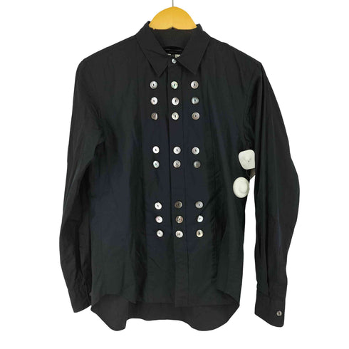 コムデギャルソンオムプリュス COMME des GARCONS HOMME PLUS AD2014 ボタン装飾 デザインシャツ メンズ JPN:XS
