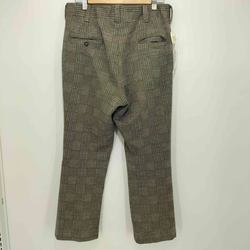 SCOVIIL ZIP 両爪 ヴィンテージチェック柄パンツ メンズ