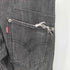 リーバイス Levis 00s Engineered Jeans00001-09 ボタンフライ 立体裁断ブラックデニム メンズ W28