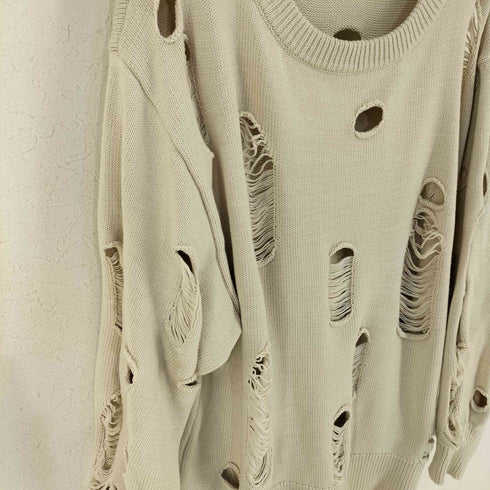 インターファクトリー INTER FACTORY 23SS とまん - ダメージニット メンズ FREE