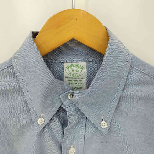 ブルックスブラザーズ BROOKS BROTHERS MADE IN USA ボタンダウン L/S シャツ メンズ import:M