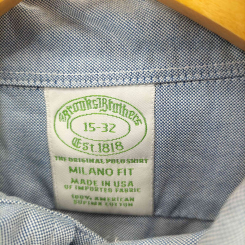 ブルックスブラザーズ BROOKS BROTHERS MADE IN USA ボタンダウン L/S シャツ メンズ import:M