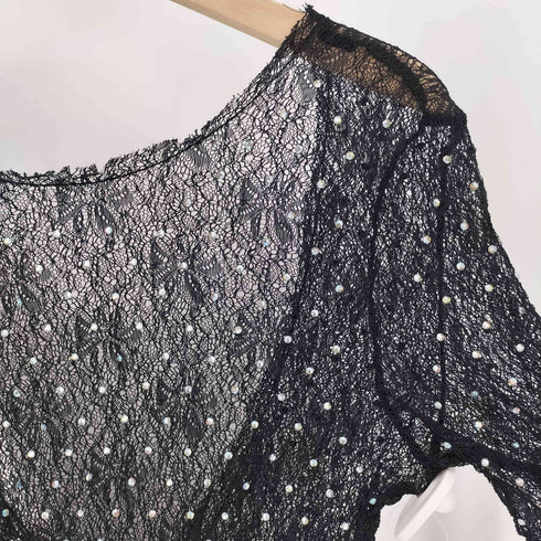 ザラ ZARA ストーン レーストップ レディース import:S