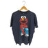 アンビル Anvil USA製 シングルステッチ ナス紺 キャラクタープリント Tシャツ メンズ import:XL