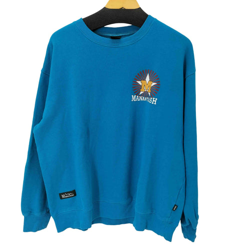 マナスタッシュ MANASTASH CASCADE SWEATSHIRTS CROSS LOGO カスケードスウェットシャツ クロスロゴ メンズ JPN:L
