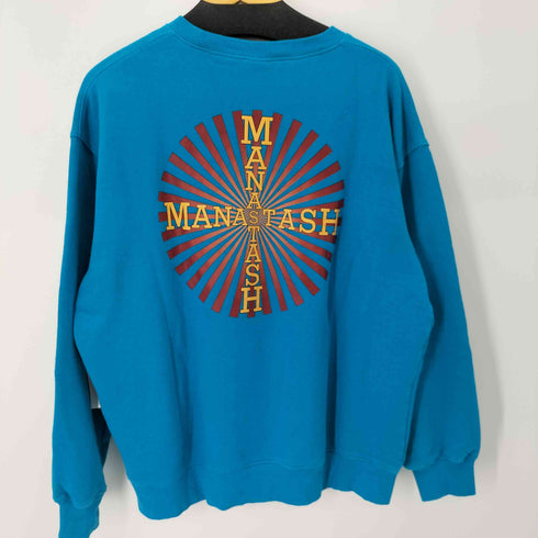 マナスタッシュ MANASTASH CASCADE SWEATSHIRTS CROSS LOGO カスケードスウェットシャツ クロスロゴ メンズ JPN:L