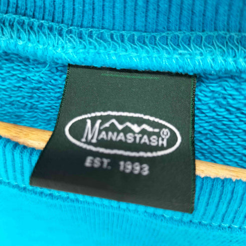 マナスタッシュ MANASTASH CASCADE SWEATSHIRTS CROSS LOGO カスケードスウェットシャツ クロスロゴ メンズ JPN:L