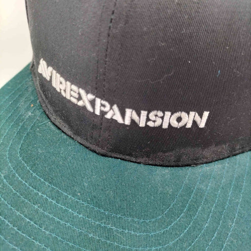 アヴィレックス AVIREX FLAT VISOR CAP BLACK フラット バイザー キャップ ブラック メンズ