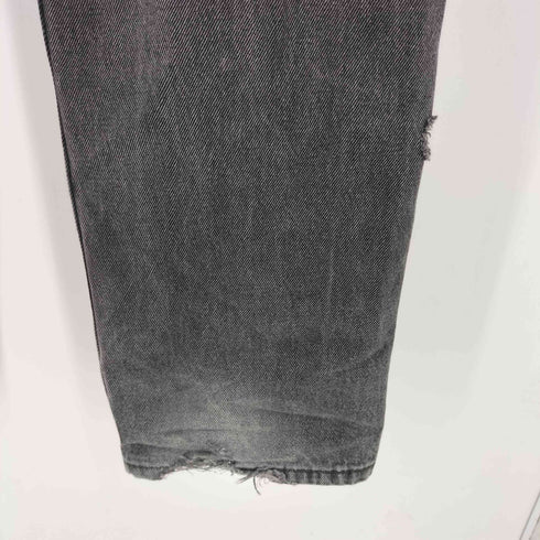 リーバイス Levis エジプト製 505 ジップフライ ブラック デニムパンツ メンズ 33x34