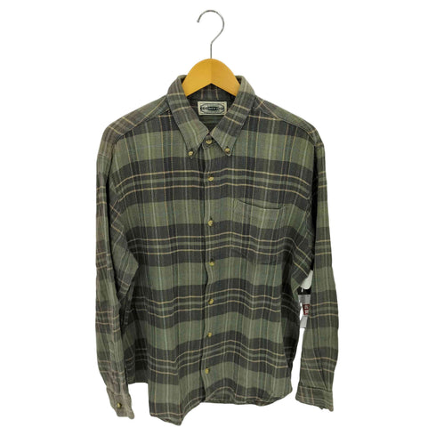 90S MADE IN NEPAL コットンチェックBDシャツ メンズ import:XL