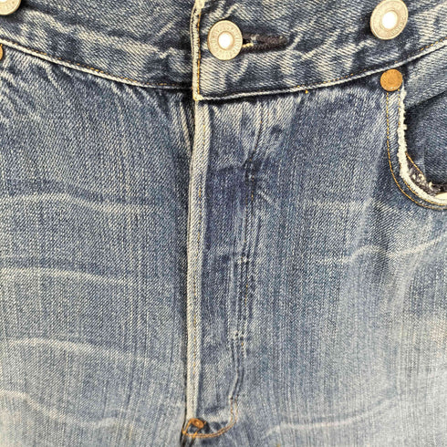 リーバイス Levis 00S MADE IN USA 555刻印 バレンシア 125周年 125-0129 1886年復刻 パッチワークデニム メンズ W36