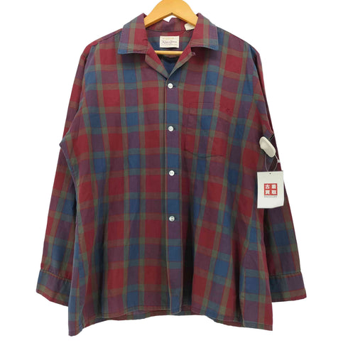 アロー ARROW 60S KING COTTON チェックオープンカラーシャツ 16 1/2 メンズ 16 1/2