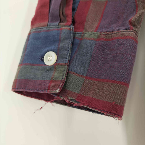 アロー ARROW 60S KING COTTON チェックオープンカラーシャツ 16 1/2 メンズ 16 1/2