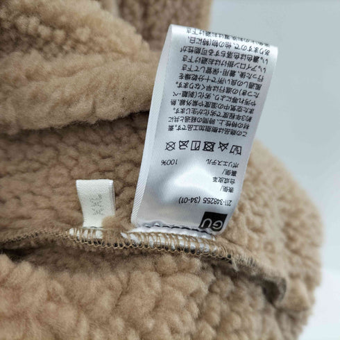 ジーユー GU フェイクムートンショートフライトジャケット レディース JPN:XXL