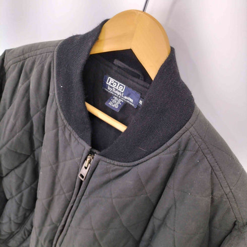 ポロバイラルフローレン Polo by RALPH LAUREN 80S~90S ポニー無 オイルドキルティングボンバージャケット メンズ import:XL