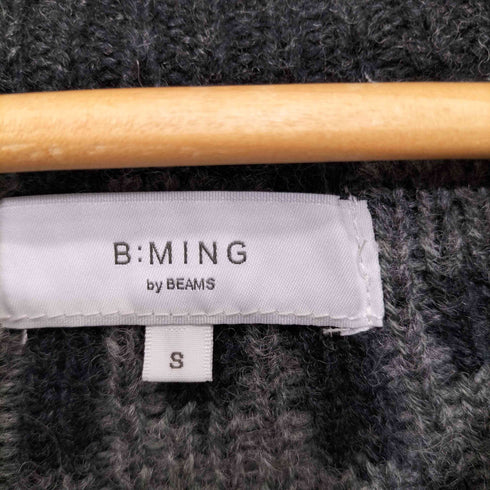 ビーミングバイビームス B:MING by BEAMS 23AW ノルディック クルーネック ニット メンズ S