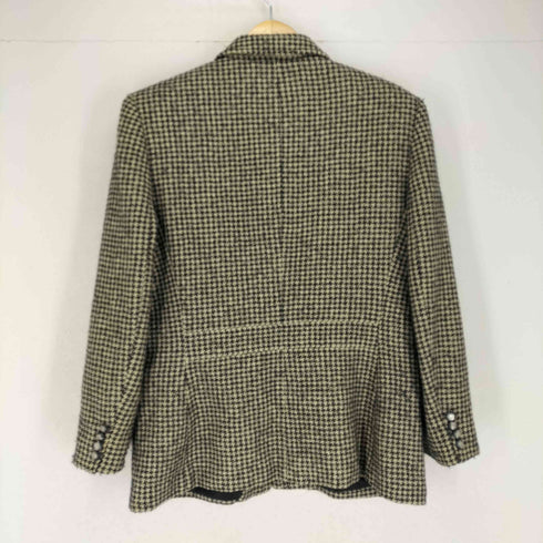 ローレンラルフローレン LAUREN RALPH LAUREN シルク混 千鳥格子 比翼ジップジャケット レディース 12