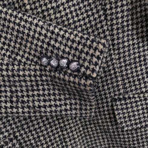ローレンラルフローレン LAUREN RALPH LAUREN シルク混 千鳥格子 比翼ジップジャケット レディース 12