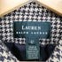 ローレンラルフローレン LAUREN RALPH LAUREN シルク混 千鳥格子 比翼ジップジャケット レディース 12