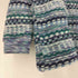 ミッソーニ MISSONI 90-00S INTIMO 黒タグ 総柄 3D ポリコットン クルーネック スウェット メンズ import:L