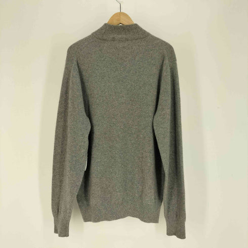日本製 カシミヤ 100% モックネック ニット セーター メンズ JPN:L
