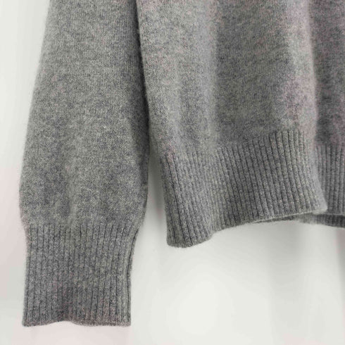 日本製 カシミヤ 100% モックネック ニット セーター メンズ JPN:L