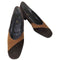 ランバン LANVIN バイカラースウェードヒールパンプス レディース JPN:23