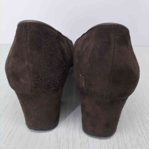 ランバン LANVIN バイカラースウェードヒールパンプス レディース JPN:23