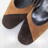 ランバン LANVIN バイカラースウェードヒールパンプス レディース JPN:23
